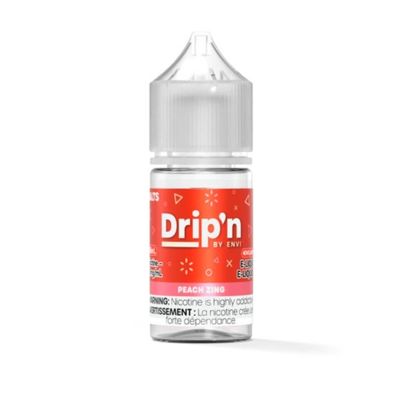 [Nic Salt] Drip’n by Envi Classics Salt – Peach Zing 30mL