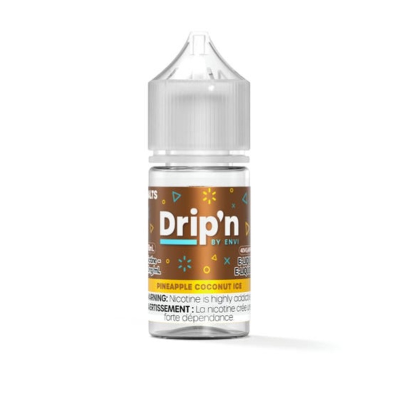 [Nic Salt] Drip’n by Envi Classics Salt – Pineapple Coconut Ice 30mL