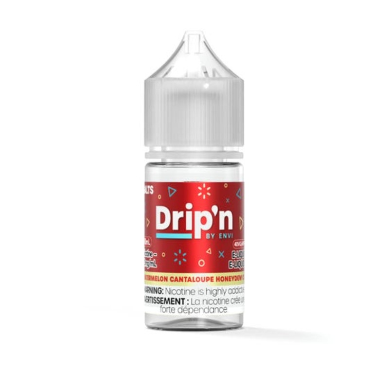 [Nic Salt] Drip’n by Envi Classics Salt – Watermelon Cantaloupe Honeydew Ice 30mL