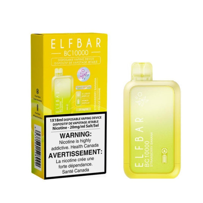 [Disposables] Elfbar BC10000 – Strawberry Banana