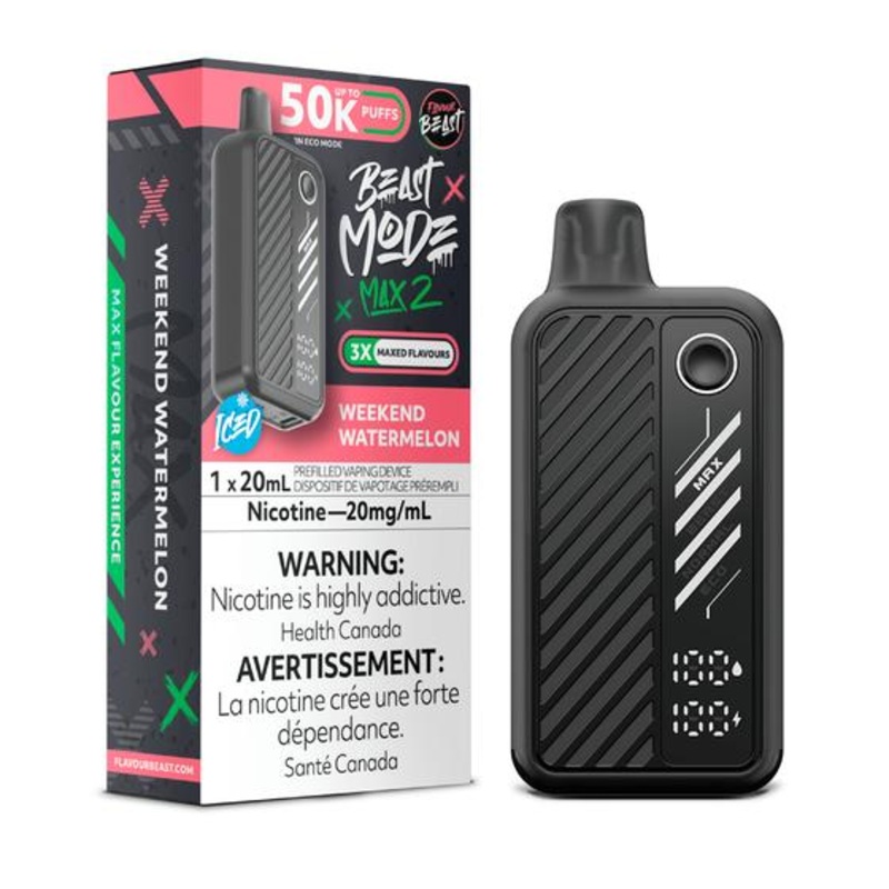 [Disposables] Flavour Beast Beast Mode Max 2 – Weekend Watermelon Iced