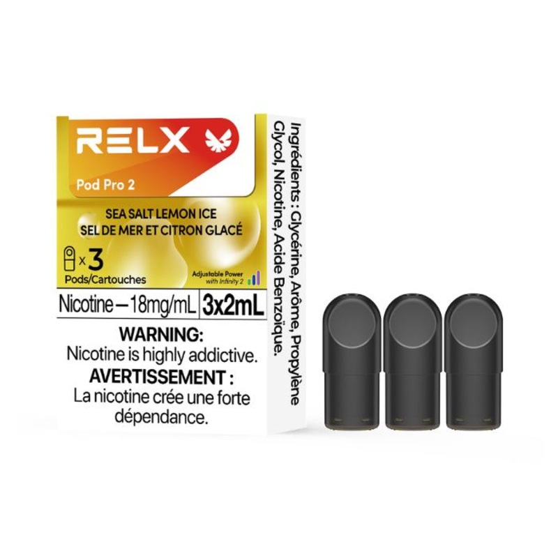 [Vape Pods] RELX Infinity Pro – Sea Salt Lemon Ice (3pk)
