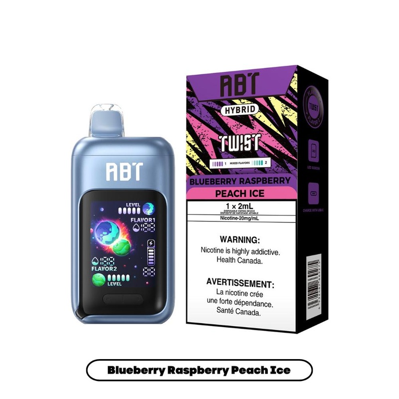 [Disposables] ABT Twist – Blueberry Raspberry + Peach Ice