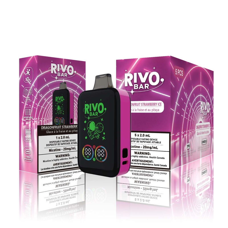 [Disposables] RIVO Bar – Dragonfruit Strawberry Ice