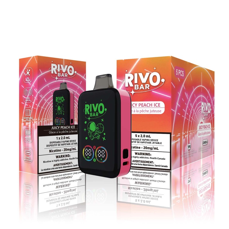 [Disposables] RIVO Bar – Juicy Peach Ice