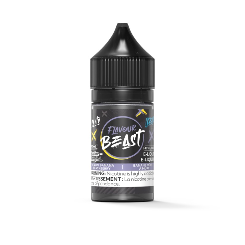 Blazin’ Banana Blackberry Iced by Flavour Beast Salt [ON]