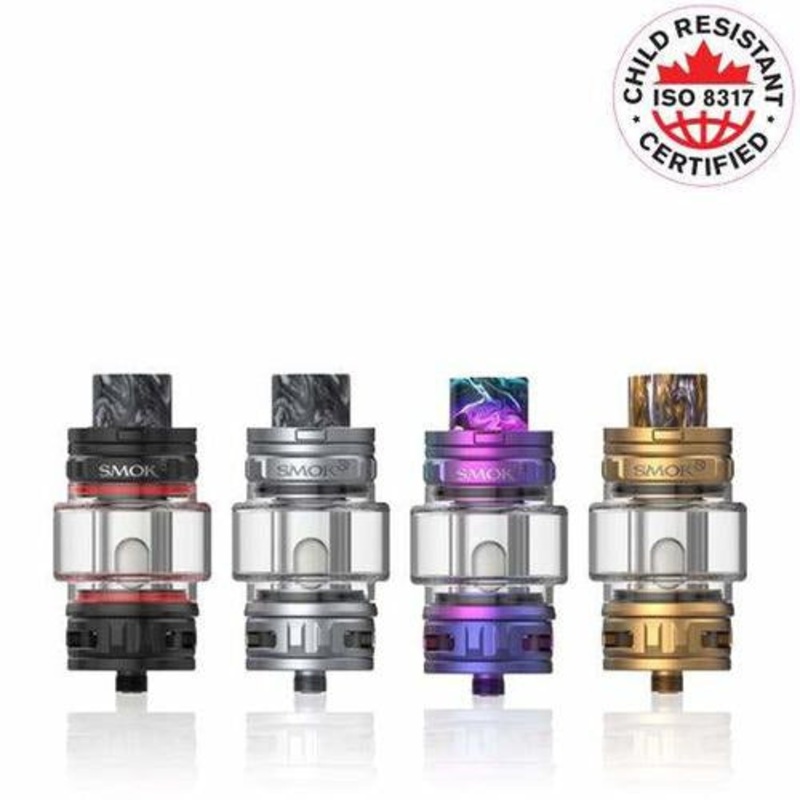 SMOK TFV18 TANK (CRC VERSION)|7-COLOR|BLUE|GOLD|MATTE BLACK|RED|STAINLESS STEEL