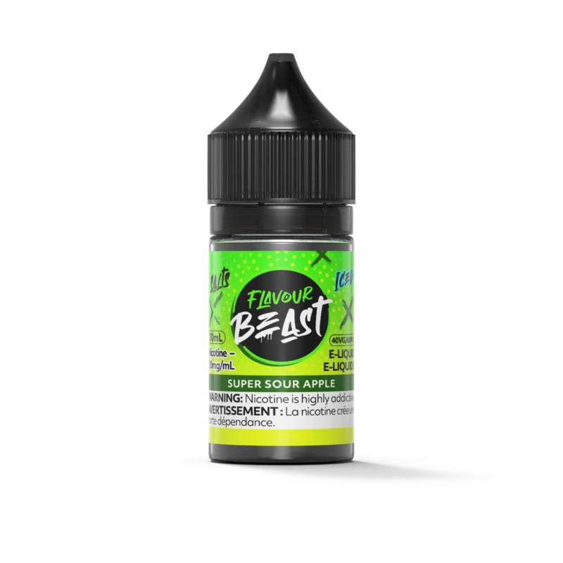 Super Sour Apple Iced by Flavour Beast Salt [ON]