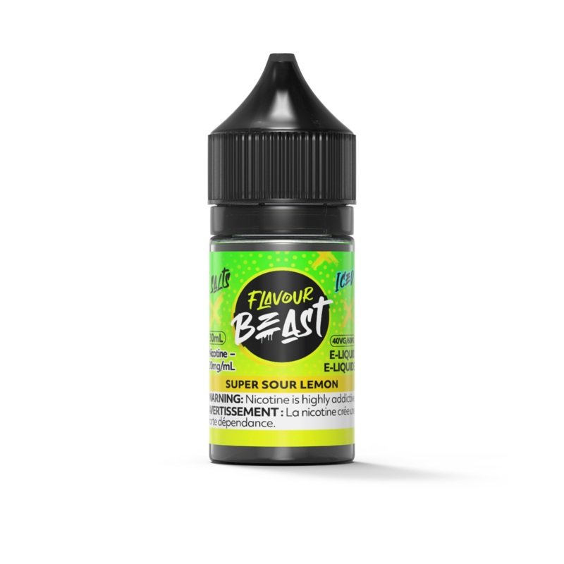 Super Sour Lemon Iced by Flavour Beast Salt [ON]