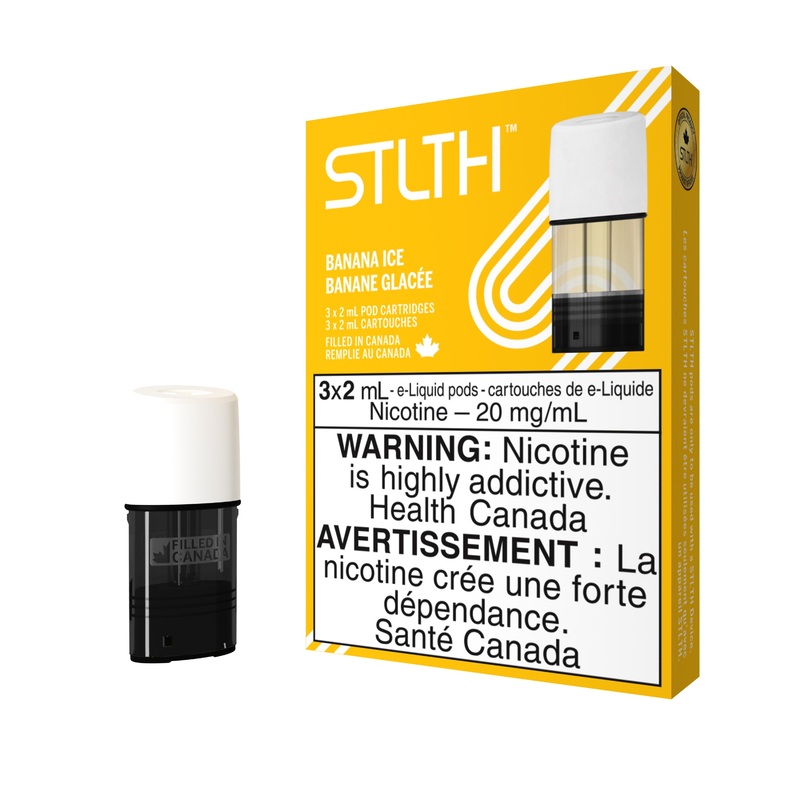 Banana Ice Pod Pack by Stlth – Closed Pod System [ON]