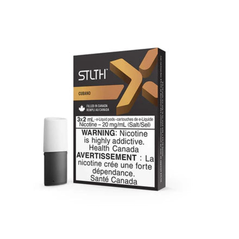 Cubano (Cuban) Tobacco Pod Pack by Stlth X – Closed Pod System [ON]