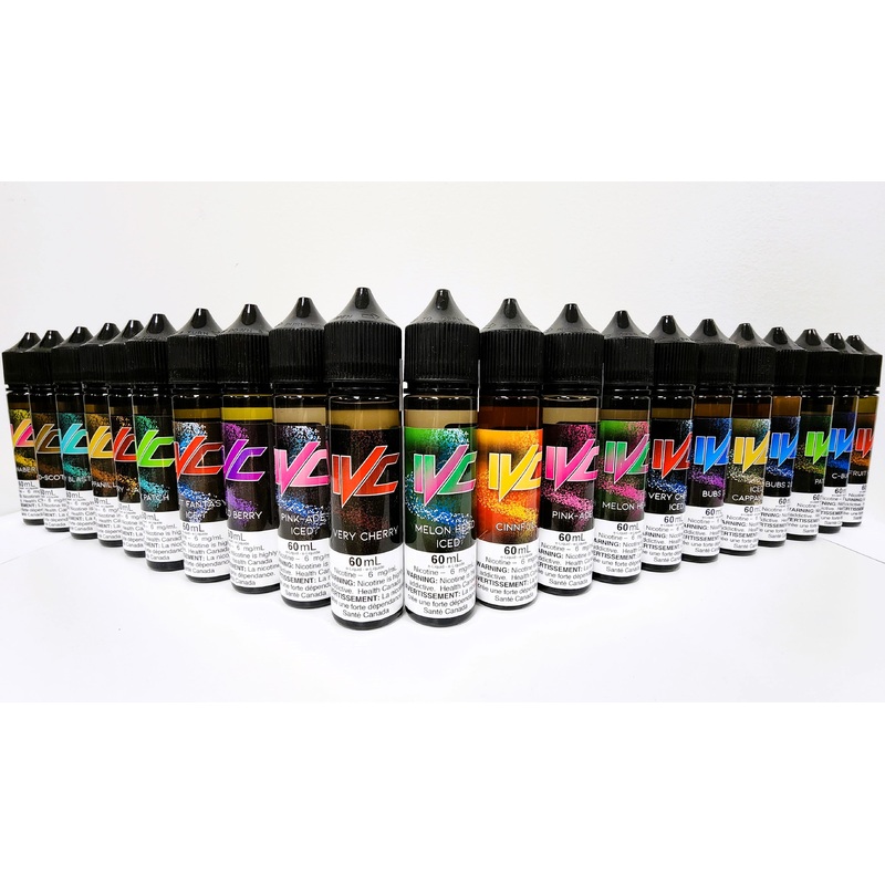 IVC E-LIQUID (60ml)|BACCO-SCOTCH|BOLD BERRY|BUBS 2.0|BUBS ICED|CAPPANILLA|CDY BURST|CHERRY-ADE|CINNFULL|FRUIT FANTASY|FRUIT FANTASY ICED|ICY BLAST|ICED CAPPANILLA|ICY PATCH|MELONHEAD|MELONHEAD ICED|NANABERRY|PATCH|PINK-ADE|PINK-ADE ICED|VERY CHERRY|VERY C