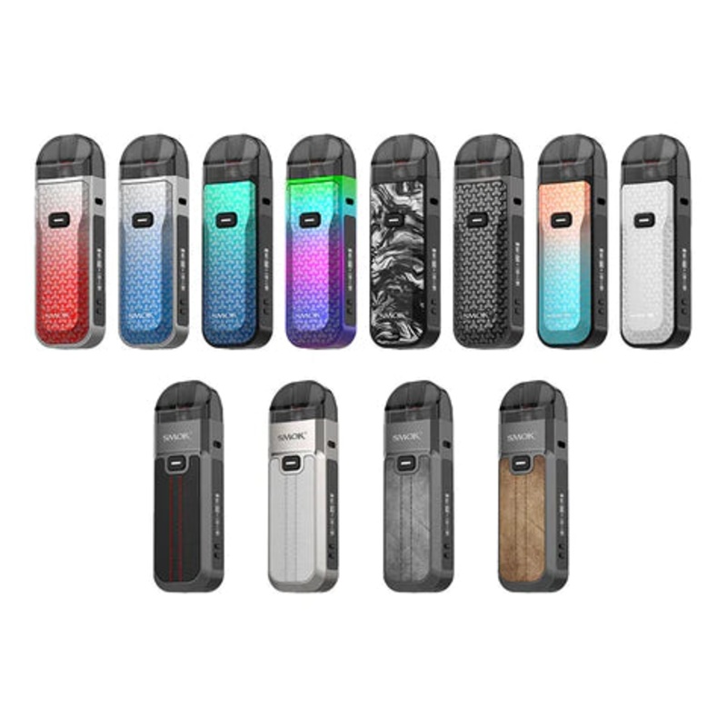 SMOK NORD 5 POD KIT|7 COLOUR DART|BEIGE WHITE|BLACK|BLACK DART|BLUE GREY DART|BLUE PINK DART|BROWN|FLUID BLACK GREY|GREEN BLUE DART|GREY|RED GREY DART|WHITE DART