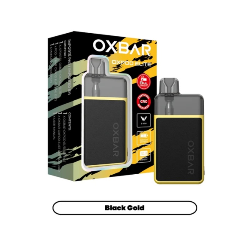 OXBAR OXPOD ELITE POD SYSTEM|GOLD BLACK|MATTE GUNMETAL|MECH RED|METEOR SHOWER|SHADOW BLUE|SHADOW BROWN|SHADOW GREEN|WHITE CROCODILE