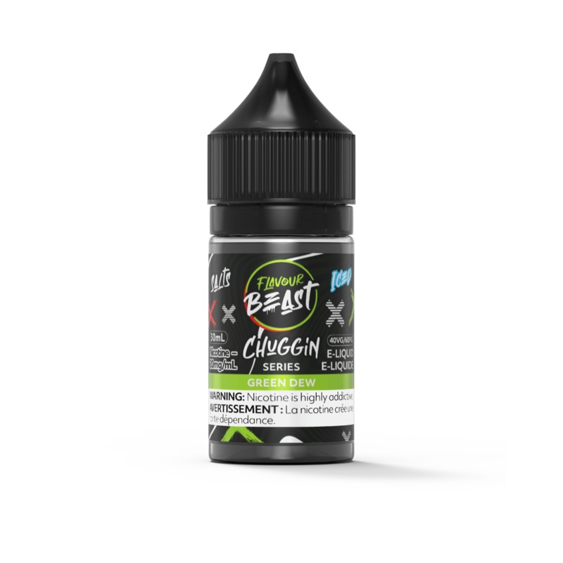Chuggin Green Dew (Iced) by Flavour Beast Chuggin Salt [ON]
