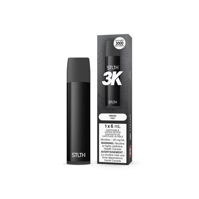Tobacco by Stlth 3K 3000 Puff 6ml – Disposable Vape [ON]