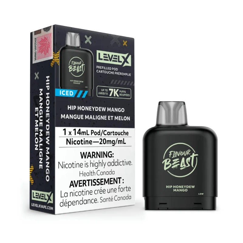 Hip Honeydew Mango Iced- Level X Flavour Beast Pod