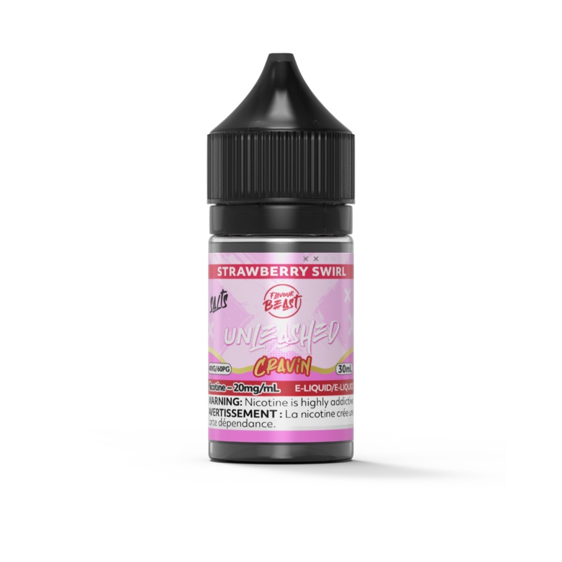 Strawberry Swirl by Flavour Beast Unleashed Cravin Salt [ON]