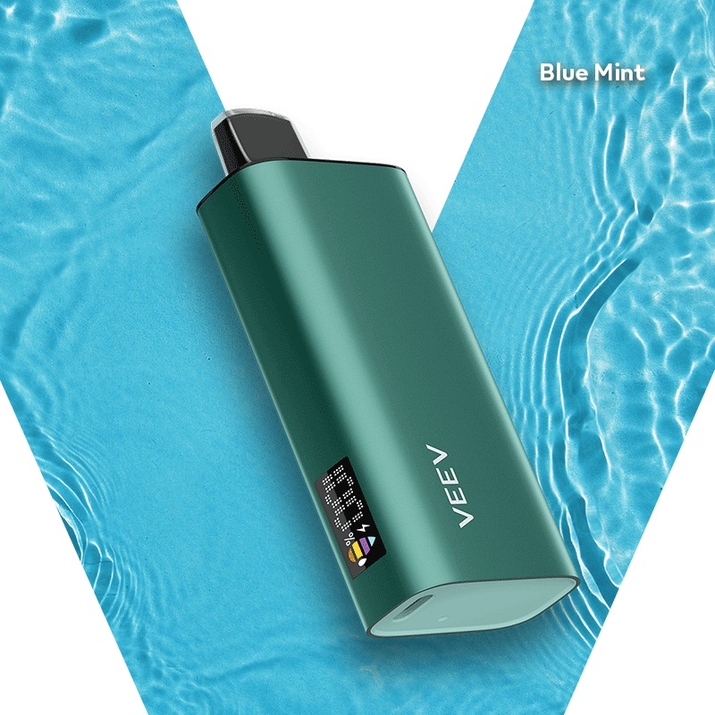 Blue Mint Disposable Vape by Veev Now (18mL 8K) [ON]