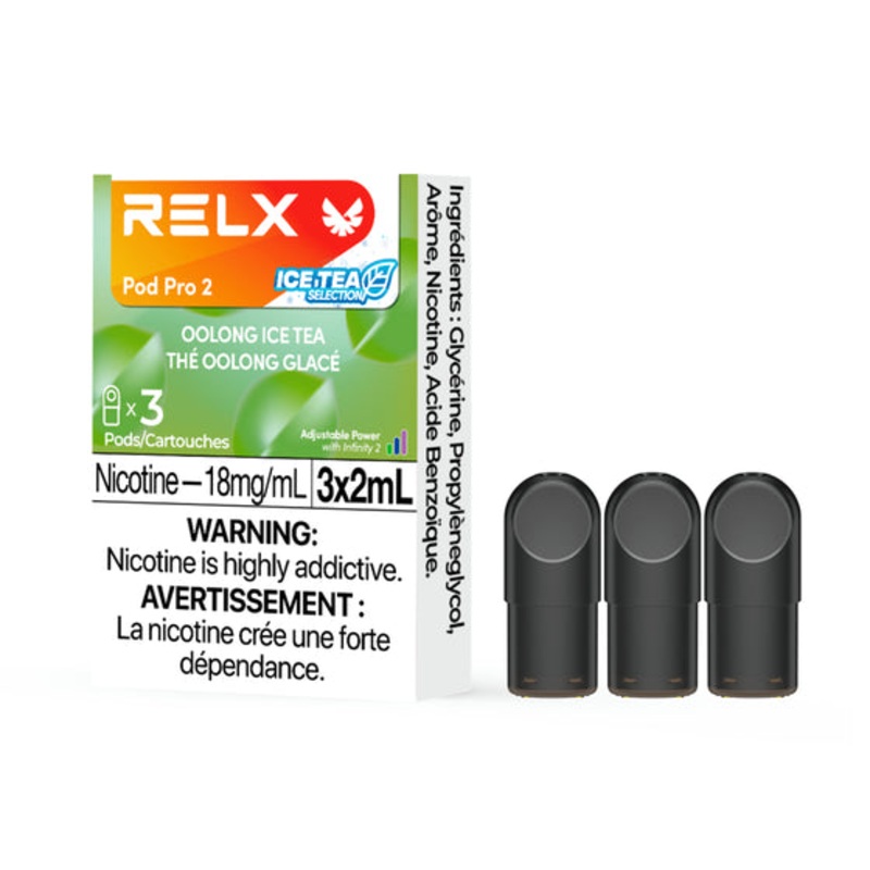 Oolong Ice Tea – Infinity & Essential Pro 2 Pod by Relx (3x2mL) [ON]