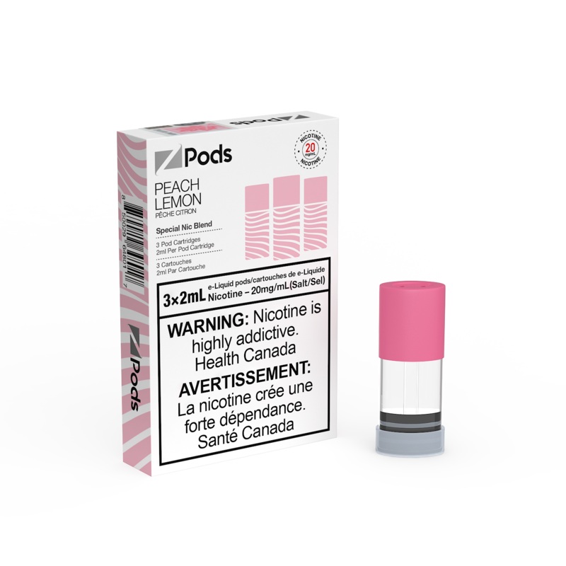 Peach Lemon Z Pods by Z Lab (‘Stlth’ Compatible Vape Pod) [ON]