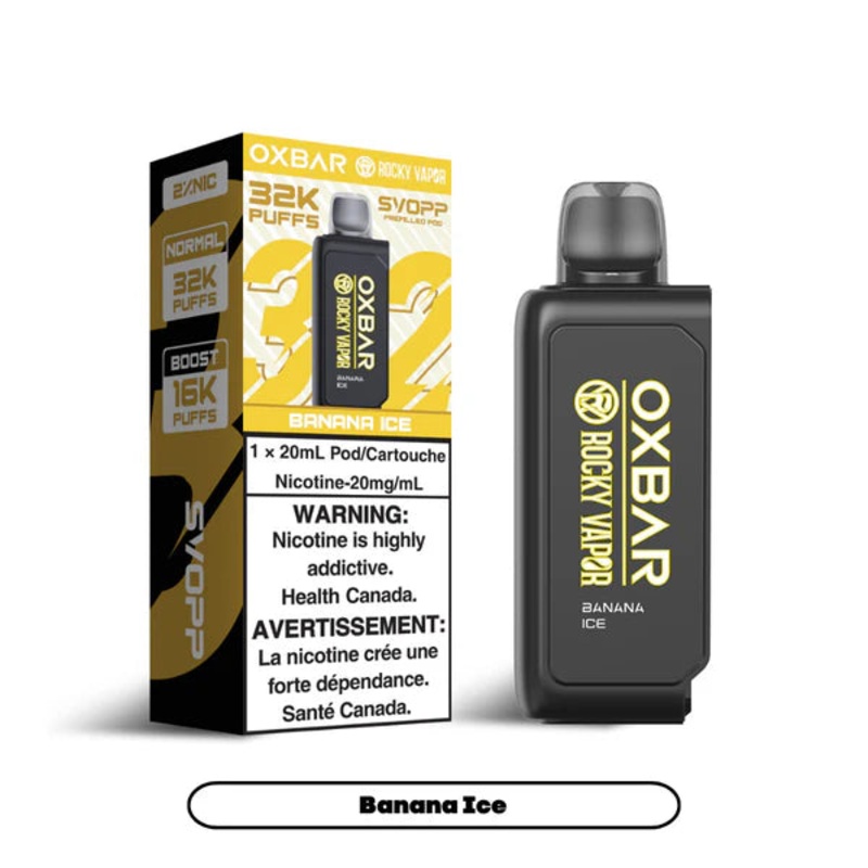 Banana Ice by Oxbar SVOPP 32K – Closed Pod System [ON]