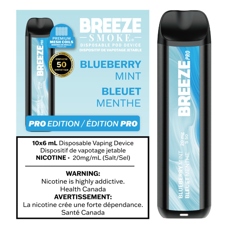 Blueberry Mint- Breeze Pro Synthetic 50