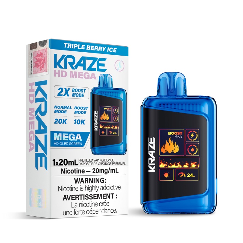 Triple Berry Ice- Kraze Hd Mega 20K