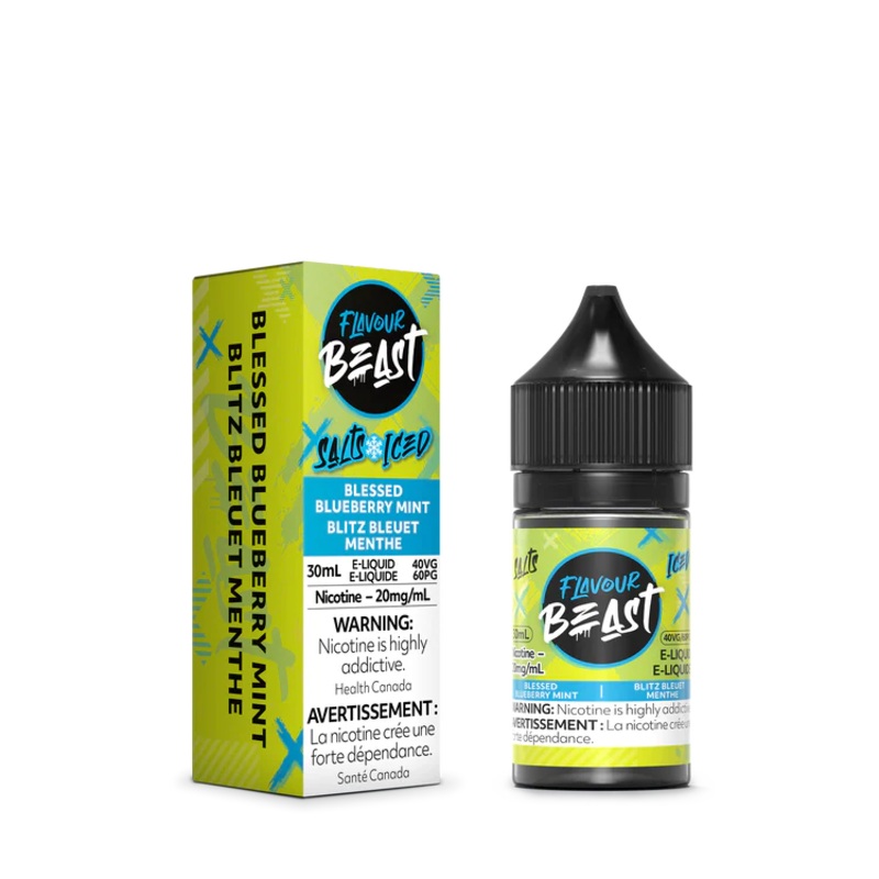 Blessed Blueberry Mint – Flavour Beast Salts Iced