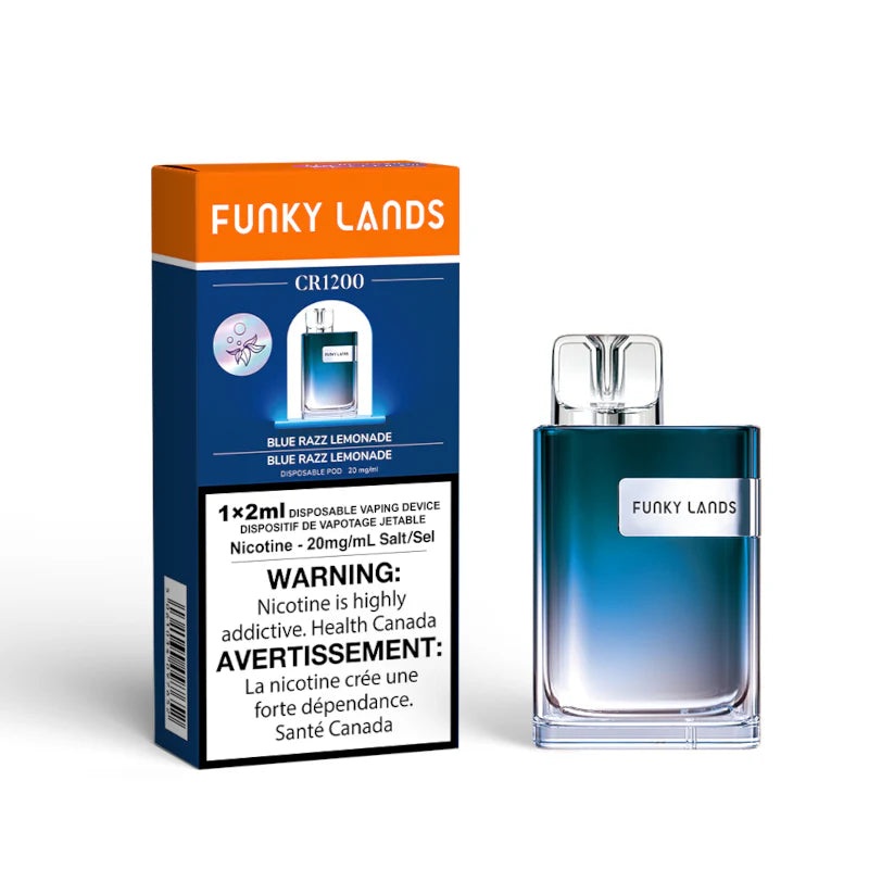 Blue Razz Lemonade – Funky Lands CR1200 Disposable