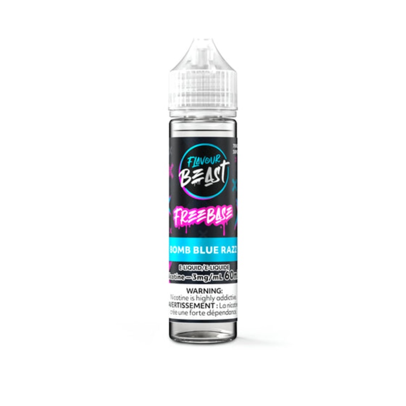 Bomb Blue Razz by Flavour Beast E-Liquid Freebase 60mL [ON]