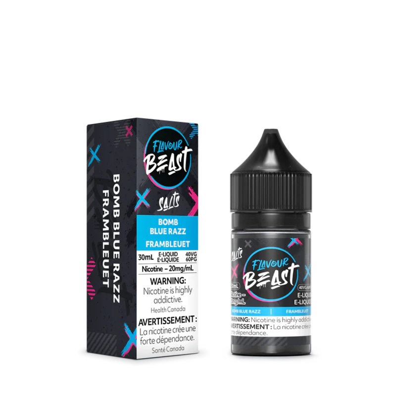 Bomb Blue Razz – Flavour Beast Salts Iced