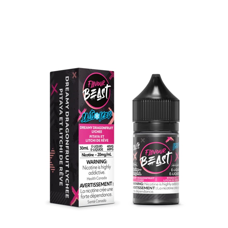 Dreamy Dragonfruit Lychee – Flavour Beast Salts Iced