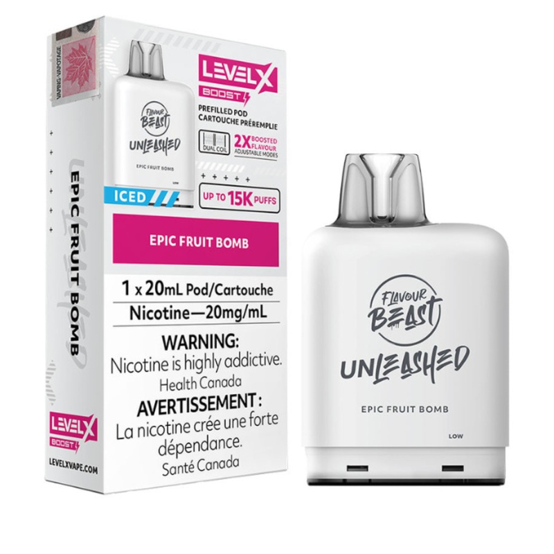 Epic Fruit Bomb – Level X Epic Flavour Beast Unleashed Boosted Pod
