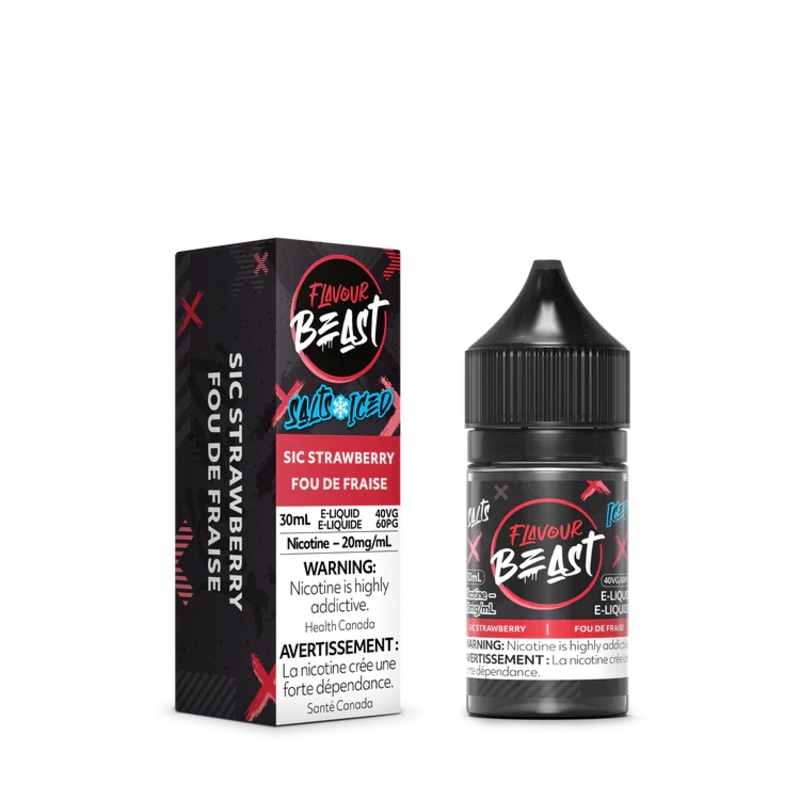 Sic Strawberry – Flavour Beast Salts Iced