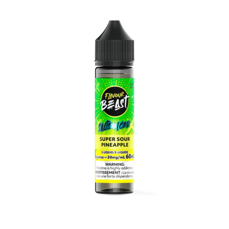 Super Sour Pineapple (Ice) by Flavour Beast Salt 60mL [ON]