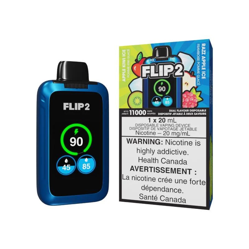 Apple Kiwi Ice and Razz Apple Ice – Flip Bar 2.0