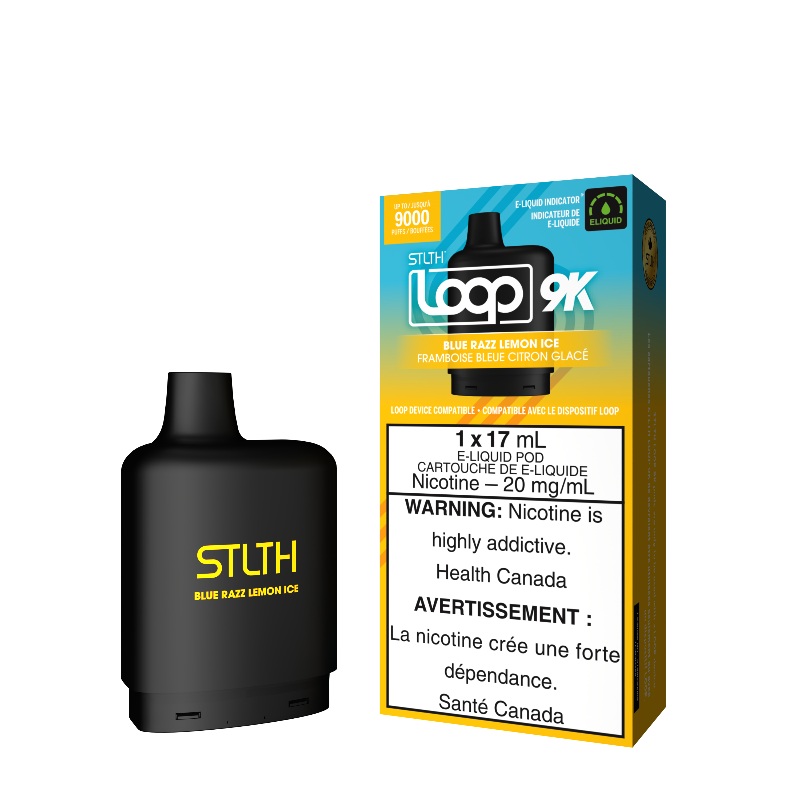 Blue Razz Lemon Ice – Stlth Loop 9K Pod