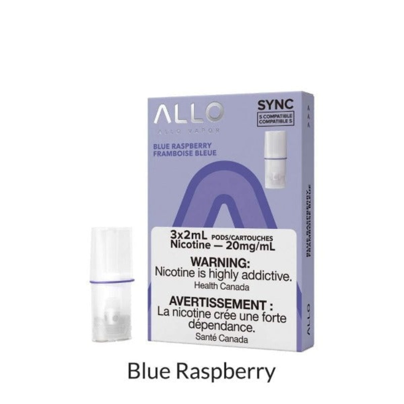 Blue Raspberry – Allo Sync Pod 3 Pack