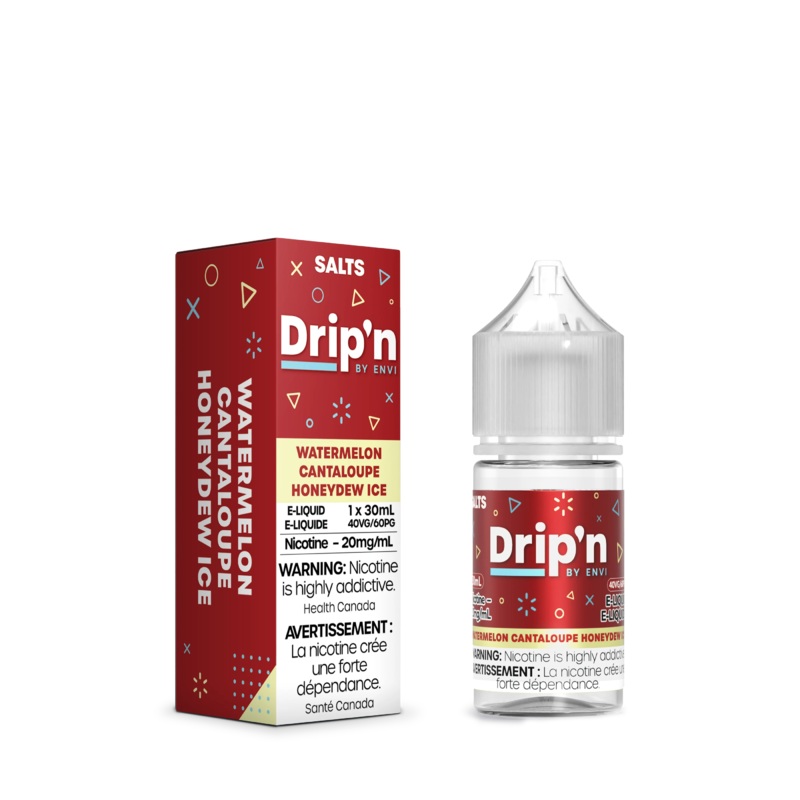 Watermelon Cantaloupe Honeydew Ice by Envi Drip’n Salt [ON]