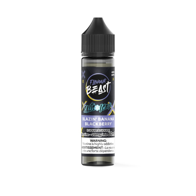 Blazin’ Banana Blackberry (Ice) by Flavour Beast Salt 60mL [ON]