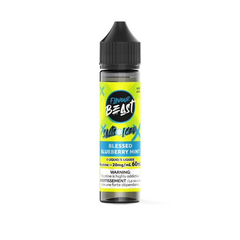 Blessed Blueberry Mint (Ice) by Flavour Beast Salt 60mL [ON]