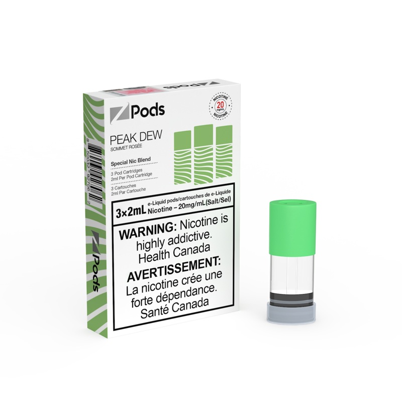 Peak Dew Z Pods by Z Lab (‘Stlth’ Compatible Vape Pod) [ON]