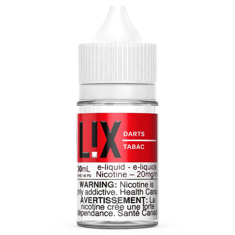 DARTS – L!X|10mg SALT NICOTINE|20mg SALT NICOTINE