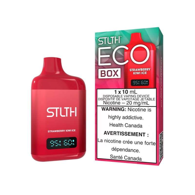 Strawberry Kiwi Ice by Stlth Eco 10ml – Disposable Vape [ON]