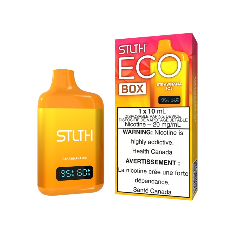 Strawnana Ice by Stlth Eco 10ml – Disposable Vape [ON]
