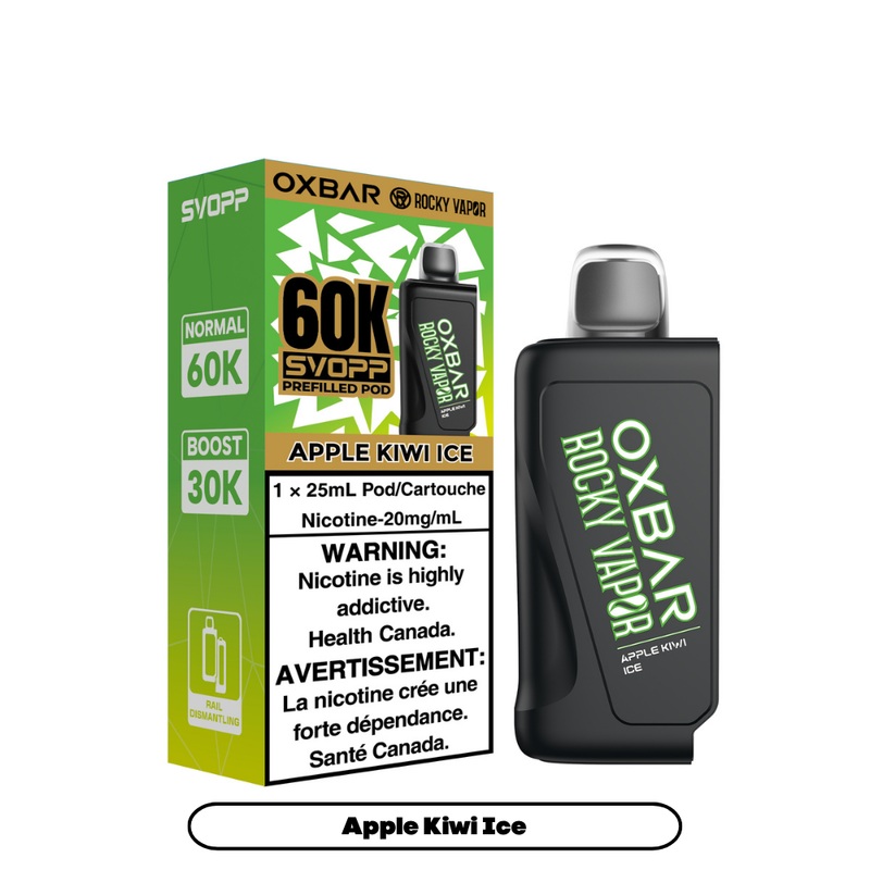Apple Kiwi Ice by Oxbar SVOPP 60K – Closed Pod System [ON]