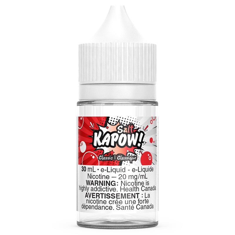 CLASSIC – KAPOW SALTS 30ML|12mg SALT NICOTINE|20mg SALT NICOTINE|20mg (BOLD 50)