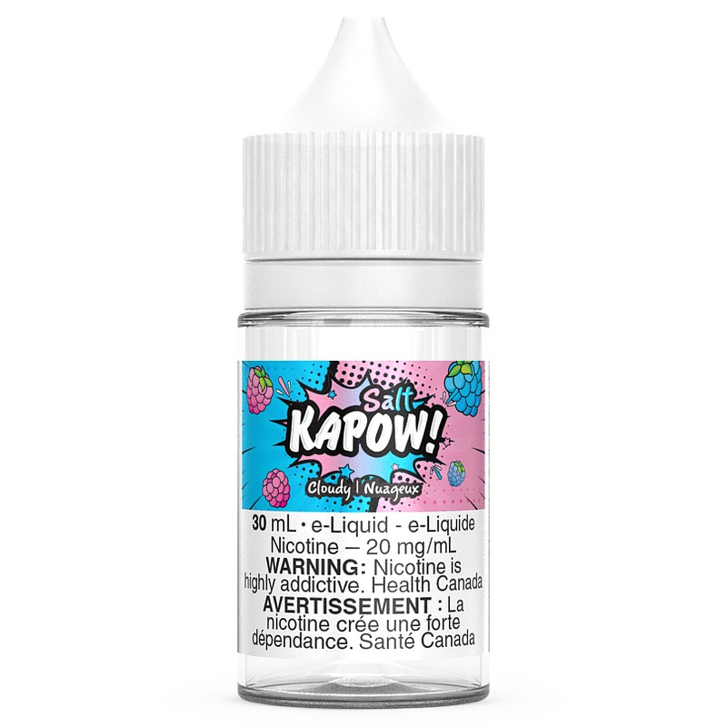 CLOUDY – KAPOW SALTS|12mg SALT NICOTINE *SALE*|20mg SALT NICOTINE|20mg (BOLD 50) *SALE*