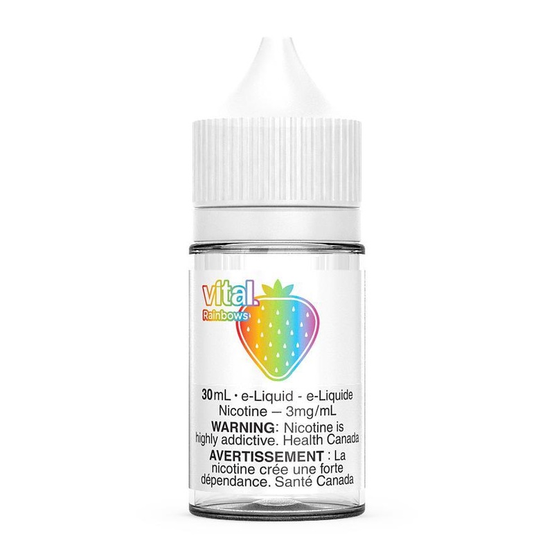 RAINBOWS – VITAL 30ML|3mg|6mg|12mg|0mg NICOTINE FREE